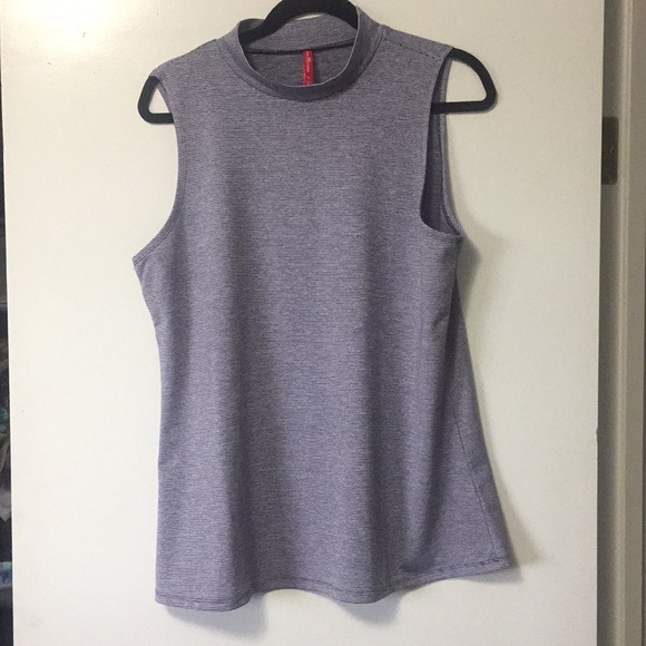 Mock turtleneck shell top - Picture 1 of 2